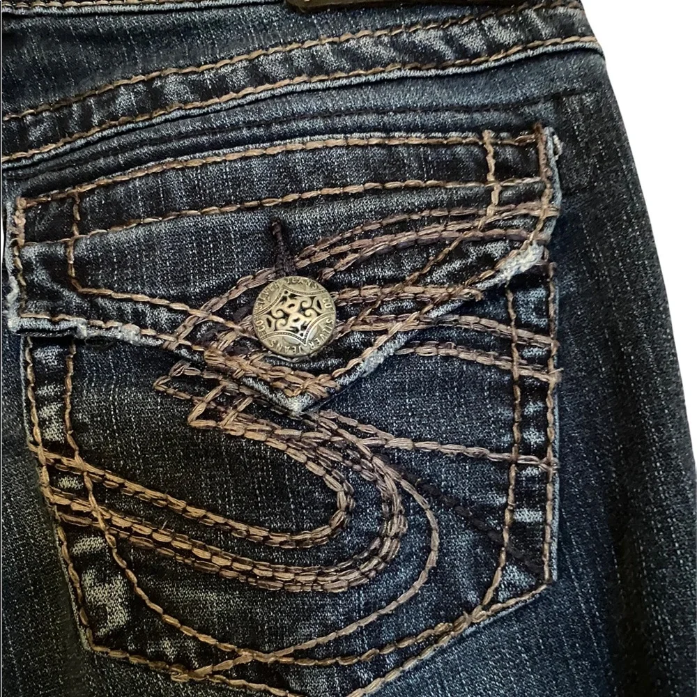 Silver Suki Surplus Bootcut Jeans Size  27 - Picture 6 of 11